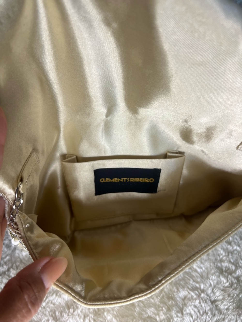 Clements Ribiero Ivory Fully Beaded Purse - Picture 8 of 11